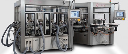 Application coil shrink tunnel with rotary